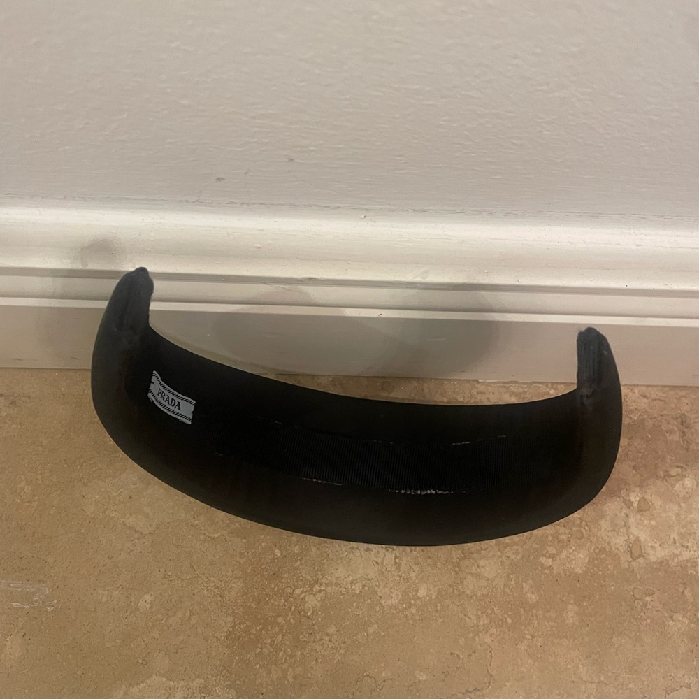 Prada Black Logo Headband - Picture 5 of 8